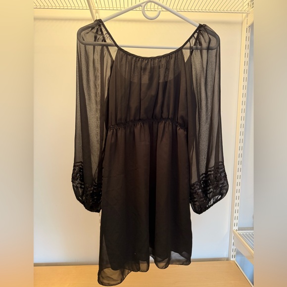 Max Studio Black Sequin Embellished Dress - Picture 2 of 3